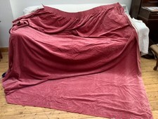 vintage velvet curtains dusky