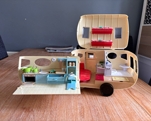 Sylvanian families caravan - caravan, &