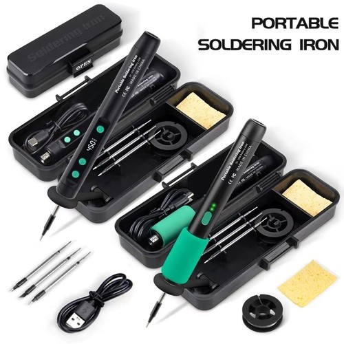 Cordless soldering iron kit - iron,