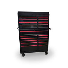 US PRO TOOL CHEST CABINET BOX SPECIAL EDITION! RED HANDLES FINANCE AVAILABLE