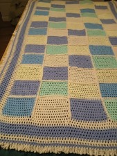Handmade Granny Square Blanket