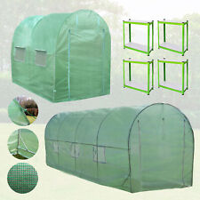 Polytunnel Greenhouse Walk-in Galvanised Garden Grow Tent 2.5m 3m 4m 5m 6m
