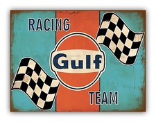 Vintage Style Gulf Racing Team