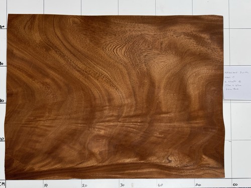 Mahogany swirl real wood - mahogany,