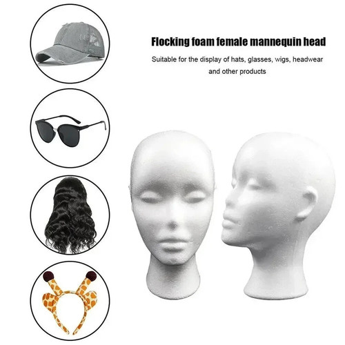 Polystyrene foam head dummy - foam,