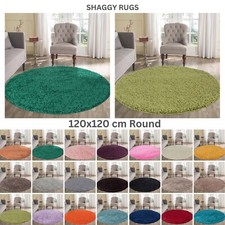 Shaggy Rugs Circular Round Rugs Living Room Soft Pile