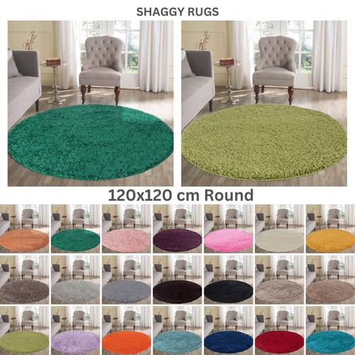 Shaggy rugs circular round - rugs,