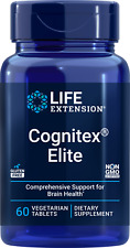 Life Extension Cognitex Elite 60 Vegetarian Tablets, Brain, Attention, Focus