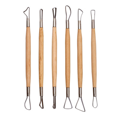 6pcs clay tools pottery - clay,