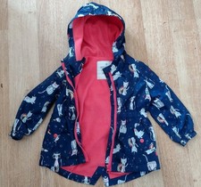 Girls dark blue Matalan rain