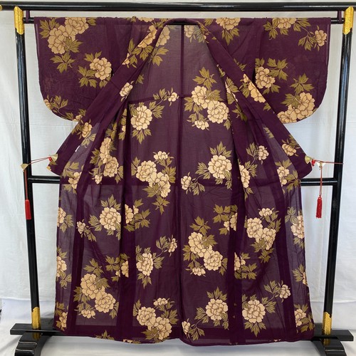 Japanese vintage kimono - vintage, yukata