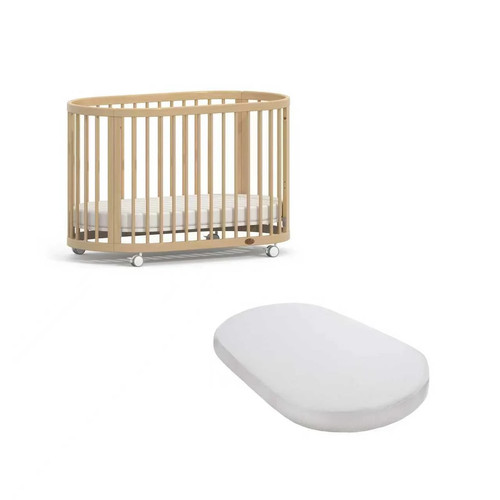 Boori oasis oval beech - beech, cot