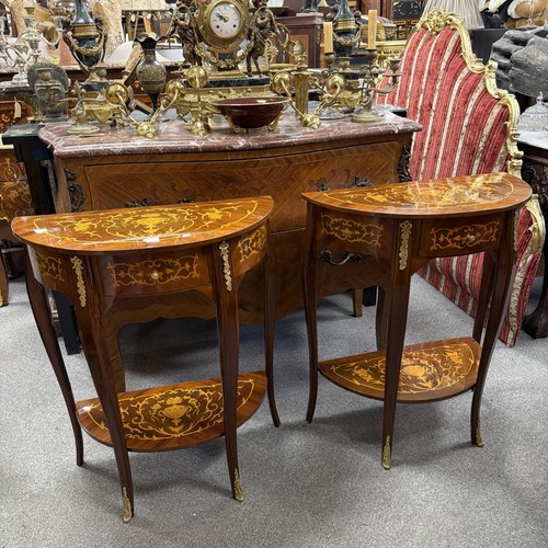 Pair louis demi - louis, xv