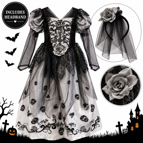 Girls gothic bride - gothic, halloween