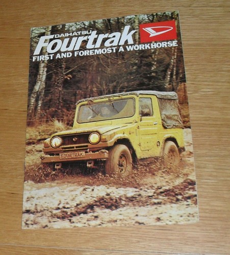 Daihatsu fourtrak brochure - daihatsu,