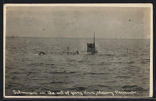 Postcard submarine the - submarine,
