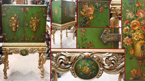 Italian lacquered cabinet - italian,