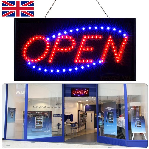 Flashing led open - flashing, neon