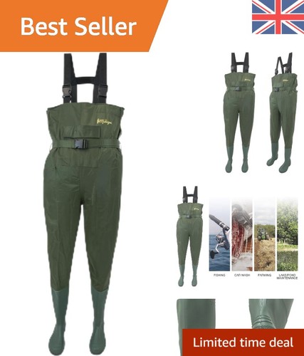 Olive waterproof chest waders - olive,