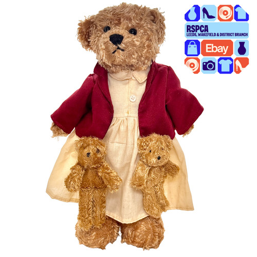 Vintage flame homeware teddy - flame,