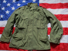 Genuine US ARMY ISSUE VIETNAM WAR OG 107 usa M65 COAT COMBAT jacket M - LARGE