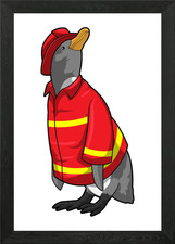 Penguin Firefighter Helmet