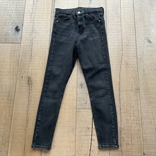 Top Shop Washed Black Skinny Jeans W26 L30