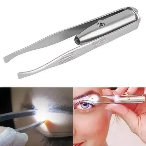 1pc tweezer with led light - tweezer,
