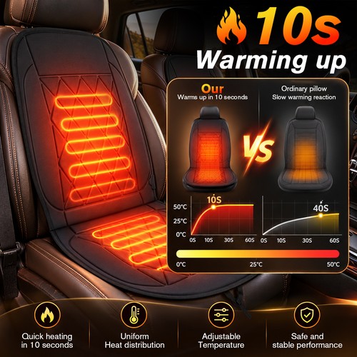 Heated car seat cover - car,