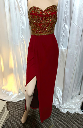 Virgos lounge red - virgos, chiffon