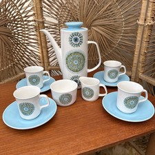 Retro Vintage Coffee Set Aztec