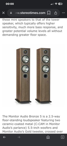 Monitor audio bronze - monitor,