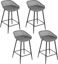2/4/6PCs PP Bar Stools