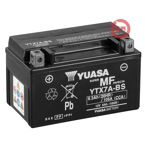 Yuasa battery 12v - yuasa, ytx7a-bs