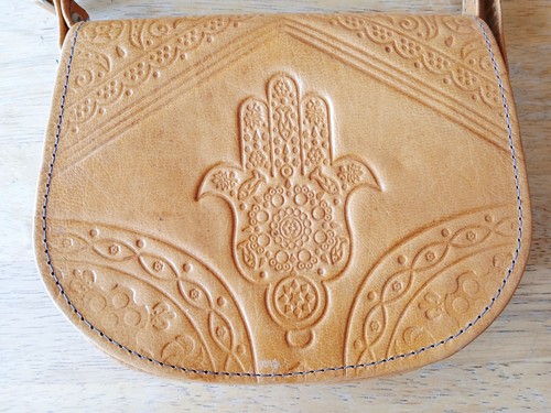 Small yellow tunisian leather - small,