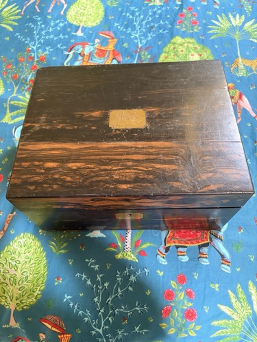 Antique mahogany writing - antique,