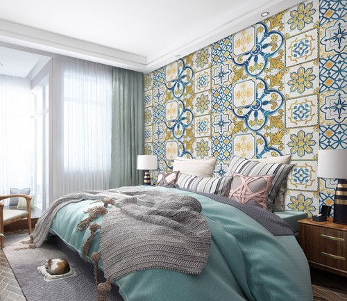 Exquisite tile pattern r985 - 3d,