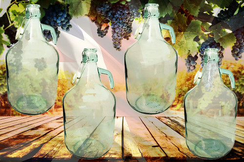 Set glass demijohn - set, 5l