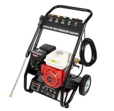 Heavy Duty 170-190Bar Petrol Driven Pressure Jet Washer High Power Garden Cars