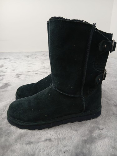 Bearpaw women black suede - bearpaw, women's