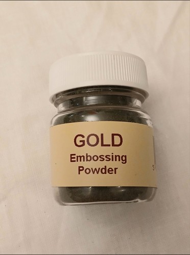 Gold embossing powder - gold, new