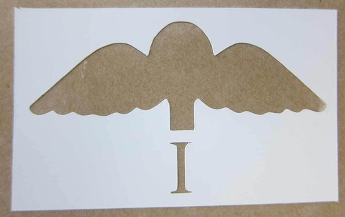 British helmet stencil - british,