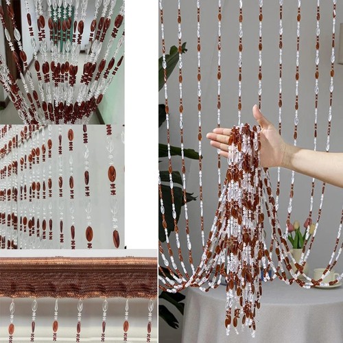 String curtain panels door fly - string,