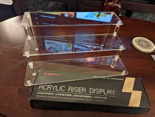 Acrylic display risers clear - acrylic,