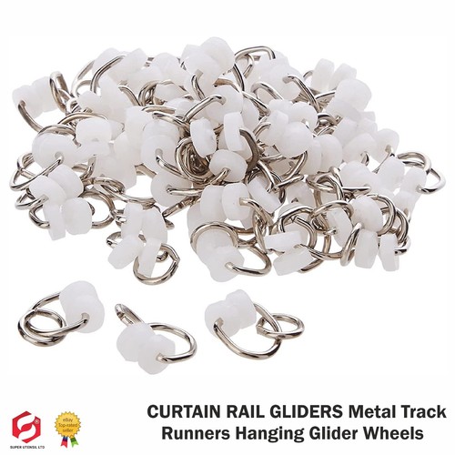 Curtain rail gliders metal - rail,