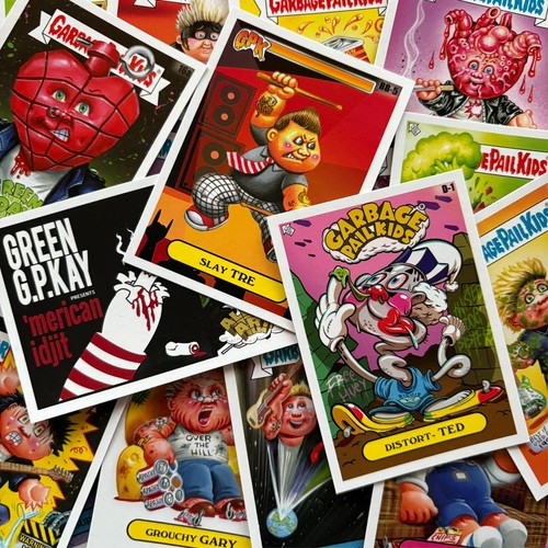 Green day topps garbage - green,