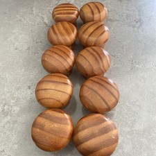 Set Of 10 Pine Drawer Knobs
