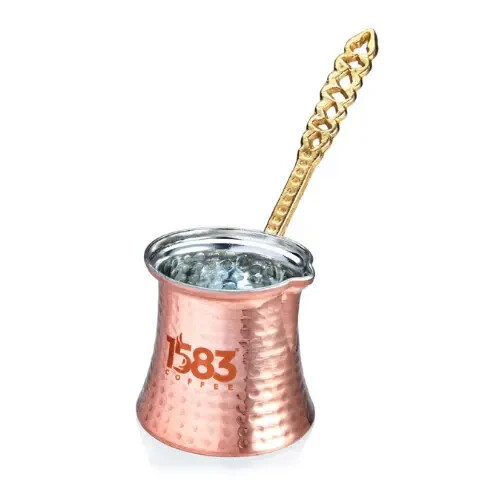 Turkish copper coffee pot - turkish,