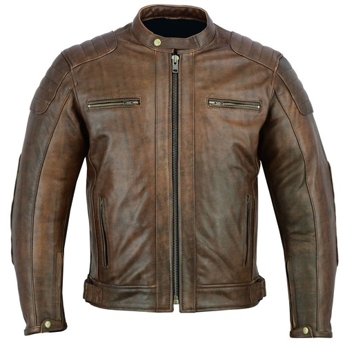Mens brown genuine cow - cow, leather