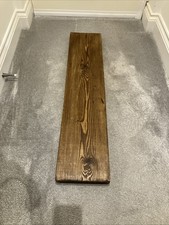 Wooden Shelves Oak Finish -